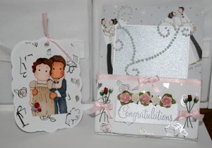 Gorgeous wedding frame card