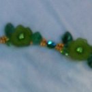 Swarovski crystal and silver bracelet