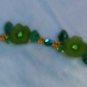 Swarovski crystal and silver bracelet