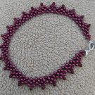 Glass pearls and crystal teardrops