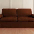 IKEA EKTORP 3 seater sofa Custom slipcover in Kino Brown