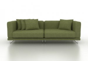 IKEA TYL&Atilde;�SAND 1 ARM 2 SEAT Custom SOFA (loveseat) SLIPCOVER  in Nomad Green