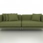IKEA TYLÃSAND 1 ARM 2 SEAT Custom SOFA (loveseat) SLIPCOVER in Nomad Green