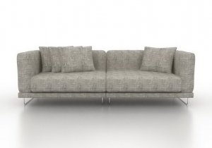 IKEA TYL&Atilde;�SAND 1 ARM 2 SEAT Custom SOFA (loveseat) SLIPCOVER  in Nomad Grey