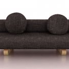 IKEA Allerum Sofabed Custom Slipcover in Nomad Black