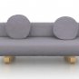IKEA Allerum Sofabed Custom Slipcover in Gaia Fog