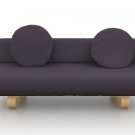 IKEA Allerum Sofabed Custom Slipcover in Gaia Charcoal