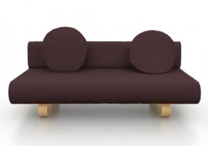 IKEA Allerum Sofabed Custom Slipcover in Gaia Cafe
