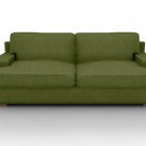 IKEA Goteborg 3 Seater Custom Slipcover in Rouge Velvet Green
