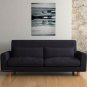 IKEA Nikkala 3 seater Custom slipcover in Rouge Black
