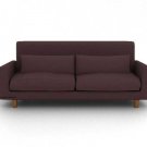 IKEA Nikkala 3 seater Custom slipcover in Gaia Cafe