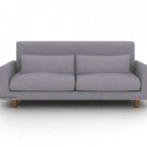 IKEA Nikkala 3 seater Custom slipcover in Gaia Fog
