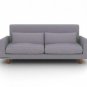 IKEA Nikkala 3 seater Custom slipcover in Gaia Fog