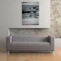IKEA KLIPPAN 4 seater Custom slipcover in Rouge Ash Grey