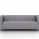 IKEA KLIPPAN 4 seater Custom slipcover in Gaia Fog