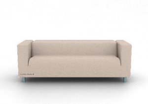 IKEA KLIPPAN 4 seater Custom slipcover in Lino Brushed