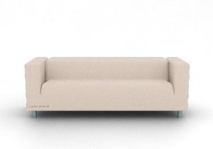 IKEA KLIPPAN 4 seater Custom slipcover in Lino Vintage