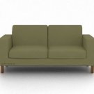IKEA Karlanda 2 seater Custom slipcover in Rouge Green