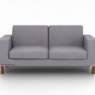 IKEA Karlanda 2 seater Custom slipcover in Gaia Fog