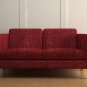 IKEA Karlanda 3 seater Custom slipcover in Nomad Red