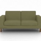 IKEA Karlanda 3 seater Custom slipcover in Rouge Green