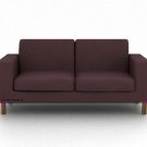 IKEA Karlanda 3 seater Custom slipcover in Gaia Cafe