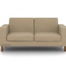 IKEA Karlanda 3 seater Custom slipcover in Gaia Flax
