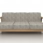 IKEA Lilliberg 3 seater Custom slipcover in Nomad Grey