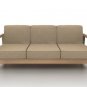 IKEA Lilliberg 3 seater Custom slipcover in Gaia Flax