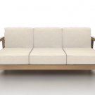 IKEA Lilliberg 3 seater Custom slipcover in Gaia Pure white