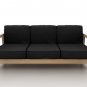 IKEA Lilliberg 3 seater Custom slipcover in Rouge Black