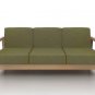 IKEA Lilliberg 3 seater Custom slipcover in Rouge Green