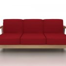 IKEA Lilliberg 3 seater Custom slipcover in Rouge Red