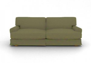 IKEA Ekeskog 3 Seater Custom Slipcover in Rouge Green