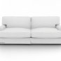 IKEA Ekeskog 3 Seater Custom Slipcover in Gaia Pure White