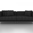 IKEA Tylosand 3 Seater Custom Slipcover in Nomad Black
