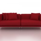IKEA Tylosand 3 Seater Custom Slipcover in Rouge Red