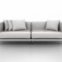 IKEA Tylosand 3 Seater Custom Slipcover in Modena White Leather