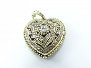Gold Heart 4GB USB Memory