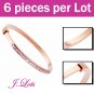 (B8104) 6 pieces x 316L Stainless Steel Bracelet