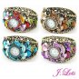 (B8107) 6 pieces x Crystal Bracelet watch