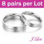(R3001) 16 pieces x 316L Stainless Steel Rings