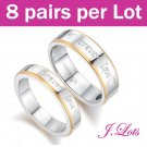 (R3002) 16 pieces x 316L Stainless Steel Rings