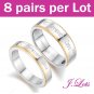 (R3002) 16 pieces x 316L Stainless Steel Rings