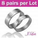 (R3003) 16 pieces x 316L Stainless Steel Rings
