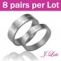 (R3003) 16 pieces x 316L Stainless Steel Rings
