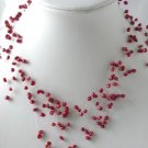 16"" fantastic red FW pearl necklace