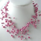 16"" fantastic pink FW pearl necklace