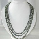25""-28"" 7-8mm green pearl shell clasp necklace