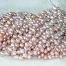 wholesale 16"" 7-8mm purple pearl necklace strings